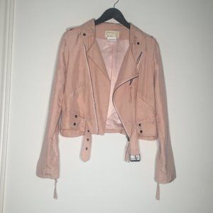 Nicole Miller Silk "Kalysie" Jacket in Blush FIRM